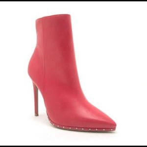 ✨Only 3 Pair Remaining Studded Red Bootie✨
